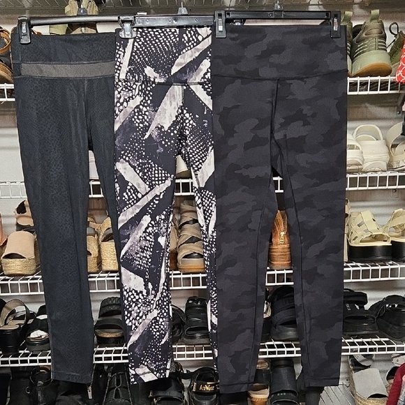 LOT OF 3!! LULULEMON Wunder Under & Light Speed Tights, Sz 6 - Picture 1 of 16